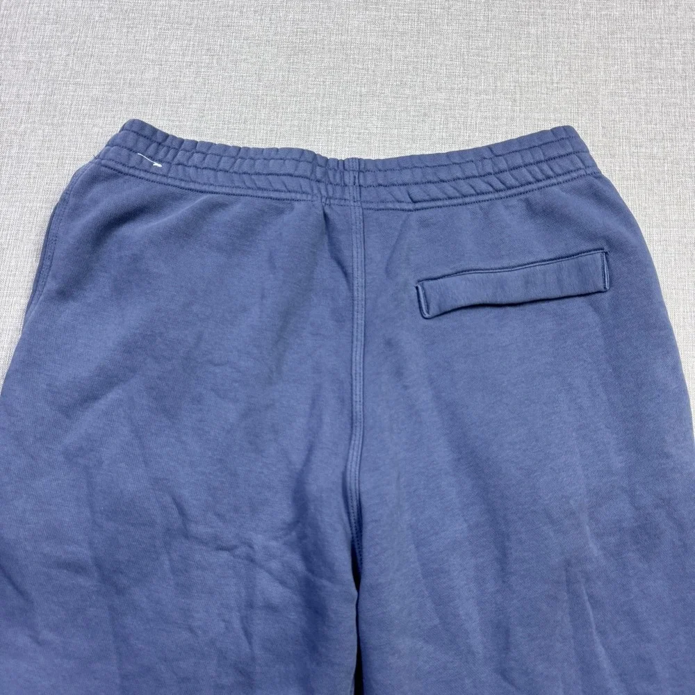 Nike Sweatpants Mens L Blue Fleece Jogger Drawstring Pockets‎ Swoosh 31in